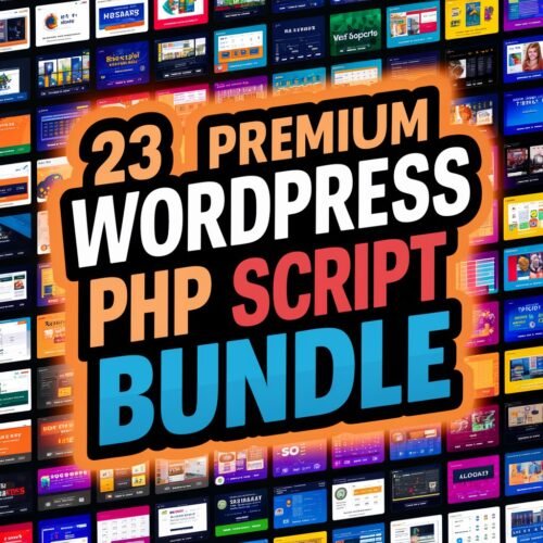 23 PREMIUM WORDPRESS PHP SCRIPT BUNDLE