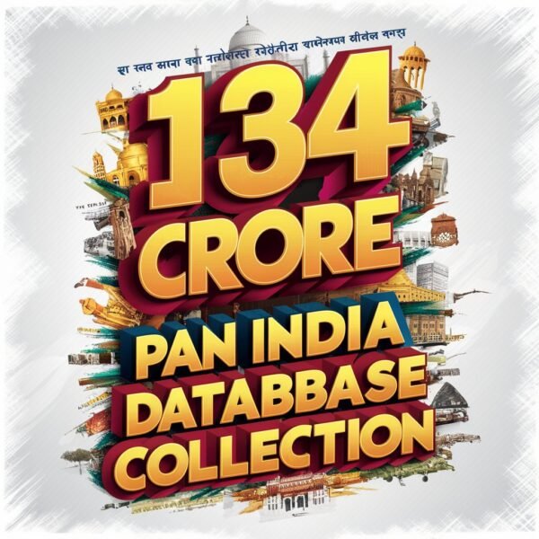 134 CRORE PAN INDIA DATABBASE COLLECTION